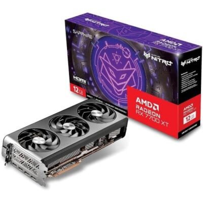 SAPPHIRE Nitro+ AMD Radeon RX 7700 XT 12GB GDDR6 Gaming Graphics Card