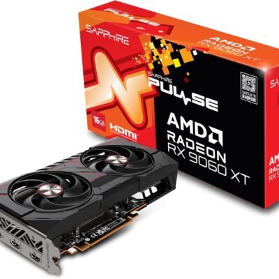 Sapphire Pulse AMD Radeon RX 9060 XT Gaming OC Graphics Card with 16GB GDDR6