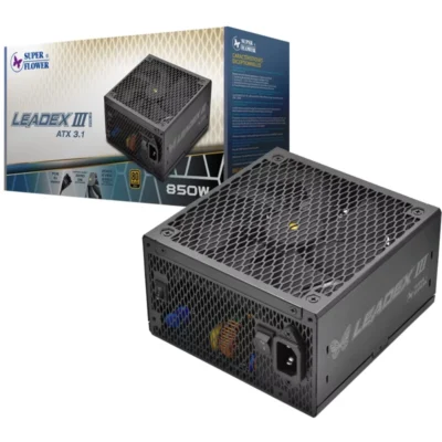 Super Flower LEADEX III Gold 850W 80 Plus Gold Fully Modular Power Supply