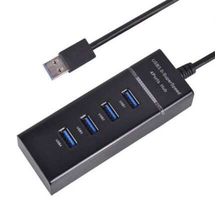 USB 3.0 4 PORT HUB - Black