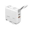 LDNIO Q2618 EU GaN 65W All-in-one Adapter With C-C Cable - White