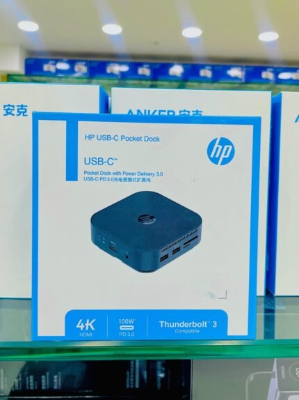 HP 10 IN 1 TYPE C DOCK 3USB+1HDMI+1LAN+1VGA+Micro SD/SD card+3.5mm+Type C PD
