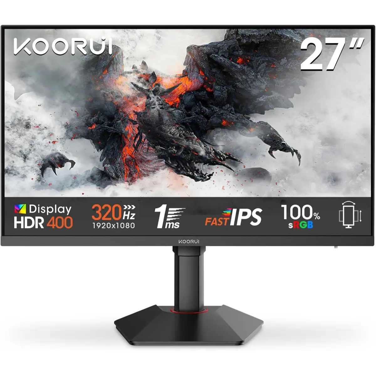 Koorui G2721E | 320Hz WQHD 27" Gaming Monitor