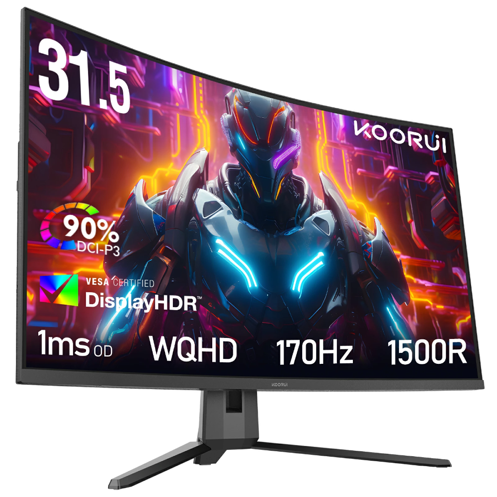 Koorui G3221SC | 170Hz WQHD 32" Gaming Monitor