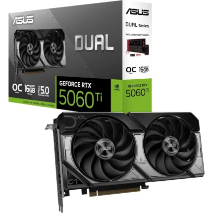 ASUS Dual GeForce RTX 5060 Ti 16GB OC GDDR7 Graphics Card