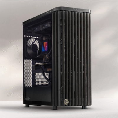 ASUS ProArt PA401 Wood MTL PMW Edition ATX Mid-Tower Gaming Case - Black