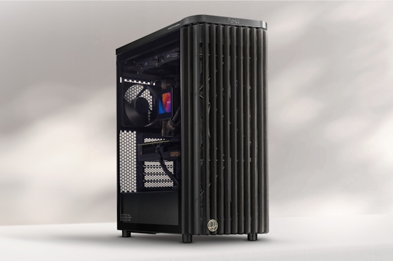 ASUS ProArt PA401 Wood MTL PMW Edition ATX Mid-Tower Gaming Case - Black