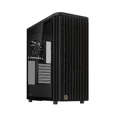 ASUS ProArt PA401 Wood TG PMW Edition ATX Mid-Tower Gaming Case - Black