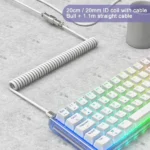 Attack Shark x MambaSnake C01 Coiled Cable Type C - White - Image 2