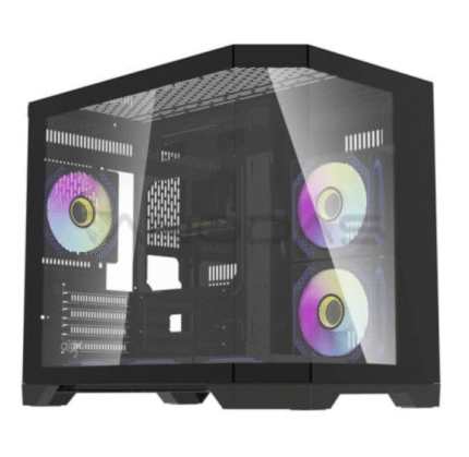 DarkFlash FT418 Small Gaming Case – Black
