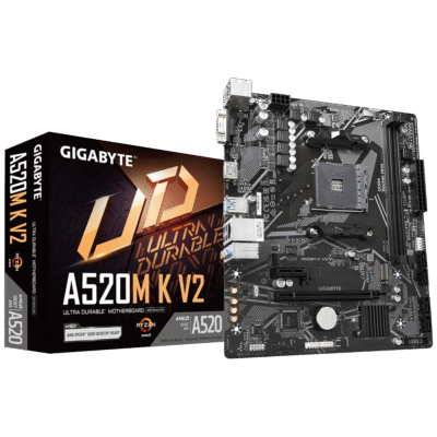 GIGABYTE A520M-K DDR4 Micro‑ATX Motherboard
