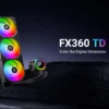ID-COOLING FX360 TD ARGB 360mm AIO Liquid CPU Cooler - Black