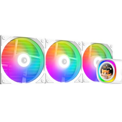 ID-Cooling FX360 LCD Display Liquid Cooler - White