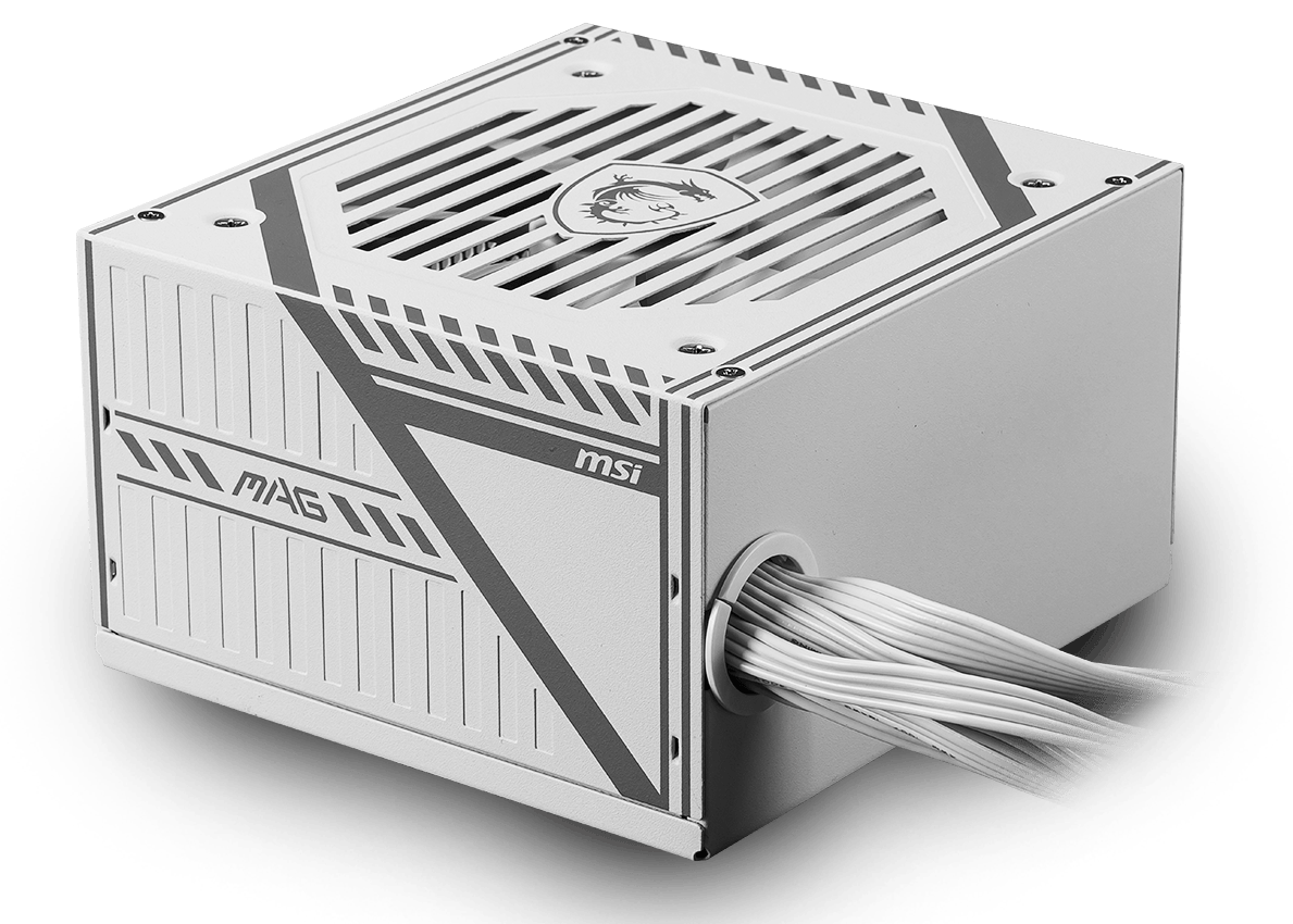 MSI MAG A650BNL 650W 80 Plus Bronze Power Supply - White