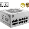 MSI MAG A850GL PCIE5 850 WATT 80+GOLD PSU - White