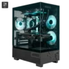 MSI Pag PANO M110L Crystal Tower MATX Gaming PC Casing - Black