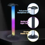 RGB Headphones Stand / Headset Holder USB with Remote Control - Image 2
