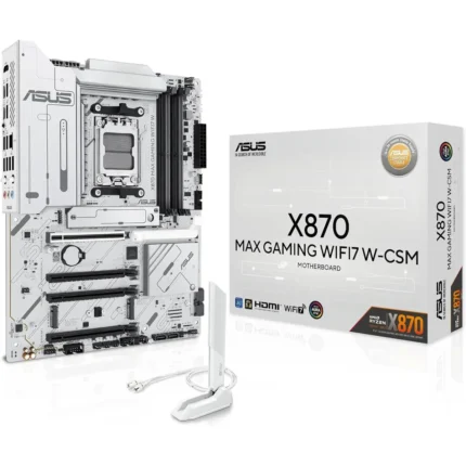Asus X870 Max Gaming Wifi7 W | AM5 ATX Motherboard