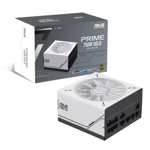 ASUS PRIME AP-750G 750W 80+ GOLD Fully-Modular ATX 3.0 Power Supply – White