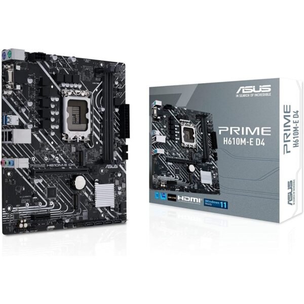 Asus Prime H610M-E D4 - Intel 12th Gen microATX Motherboard