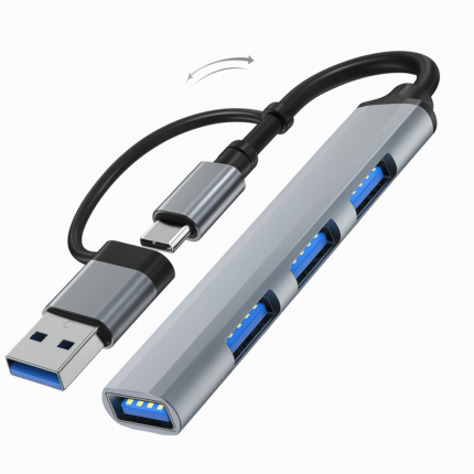 HAWK 2.5” 2-in-1 HDD Case USB 3.0 & Type C Connector