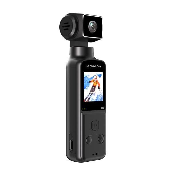K1 Pocket 5K HD Wifi Handheld 270° Rotatable Sports & Vlogging Action Camera