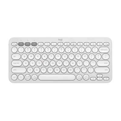 Logitech K380s Pebble Keys 2 Bluetooth Wireless Keyboard - White