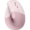 Logitech LIFT Vertical Ergonomic Wireless Mouse - Rose