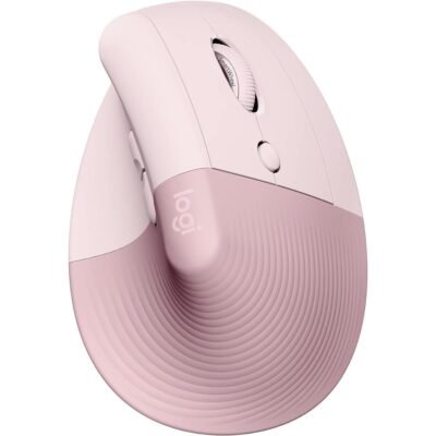 Logitech LIFT Vertical Ergonomic Wireless Mouse - Rose