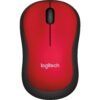 Logitech M185 Wireless Mouse – Red
