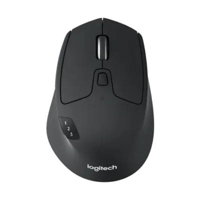 Logitech M720 Triathlon Multi-Computer Wireless Mouse - Black