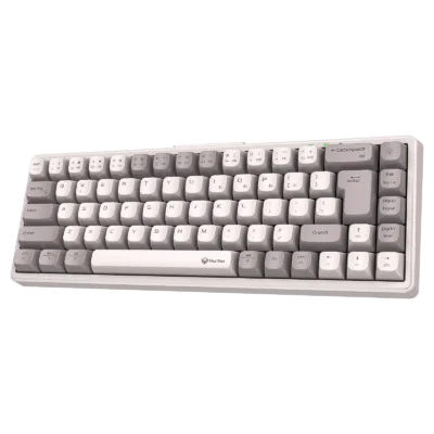 MEETION MK12 65% Tri-Mode Wireless RGB Mechanical Keyboard - White