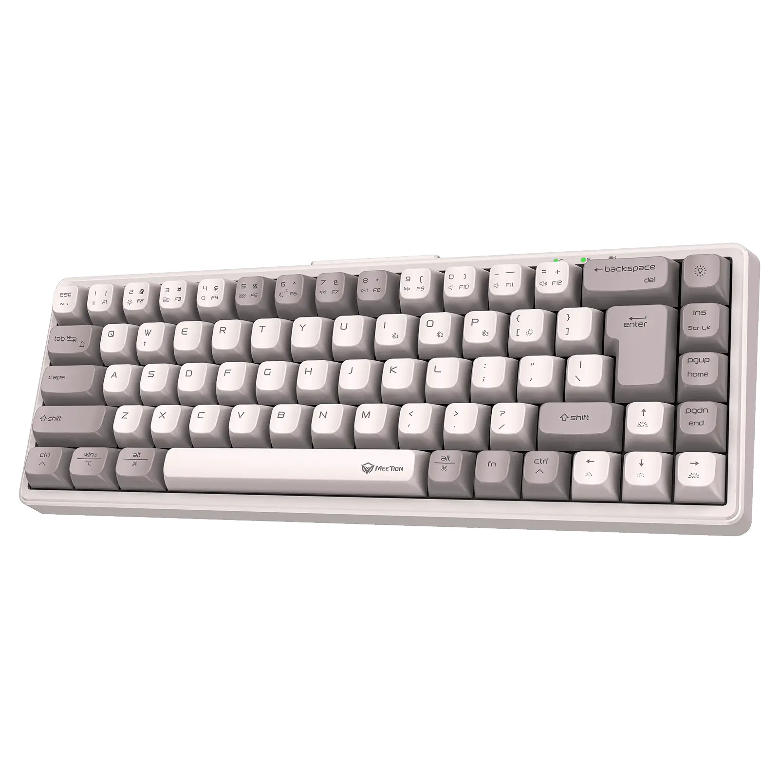 MEETION MK12 65% Tri-Mode Wireless RGB Mechanical Keyboard - White