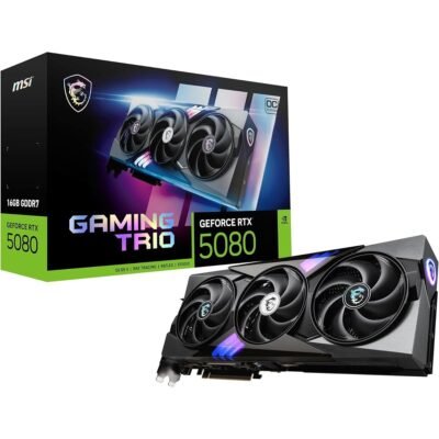 MSI Gaming RTX 5080 16G Gaming Trio OC Graphics Card