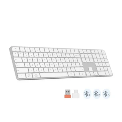 Meetion Ikey K230 Bluetooth & 2.4g Wireless Keyboard - White