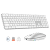 Meetion iKey C230 Wireless Keyboard and Mouse Combo - Silver