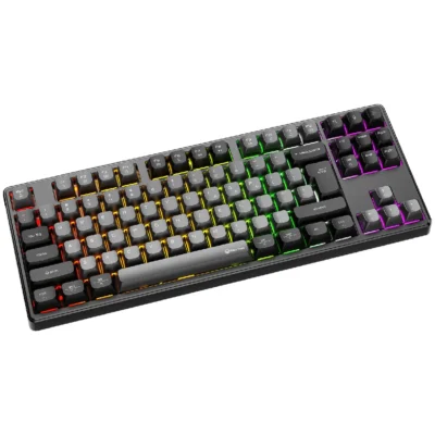 MEETION MK14 Mix Colour Backlit RGB Gaming Mechanical Keyboard - Black