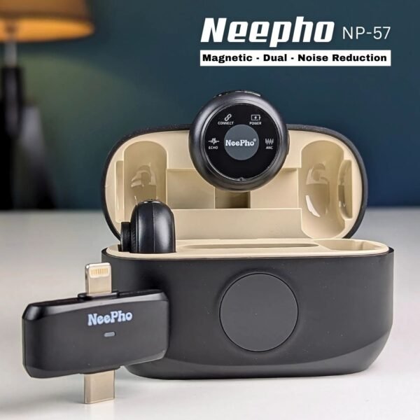 NeePho NP57 Wireless Collar Clip Microphone