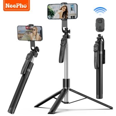 Neepho NP-Z12 Universal Selfie Stick & Tripod with Remote Control (Aluminum Alloy)