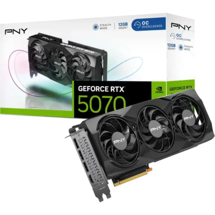 PNY GeForce RTX 5070 12GB OC Triple Fan Graphics Card