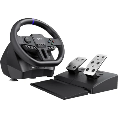 PXN V900 Gen2 Gaming Steering Wheel with 2 Pedals
