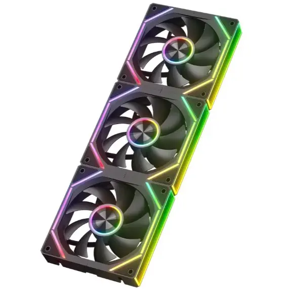 Power Train Prism 8RS 120mm ARGB 4-Pin PWM Case Fan - Black