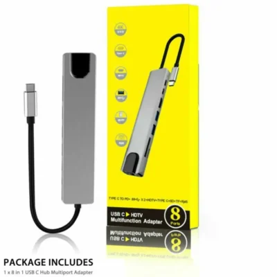 TYPE‐C 8 in 1 HUB