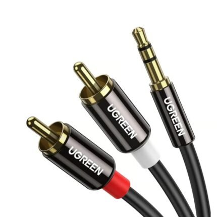 UGreen 10590 3.5mm to 2RCA Audio Splitter Cable - 3m