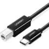 UGREEN 50446 USB-C to USB-B 2.0 Printer Cable - 2m