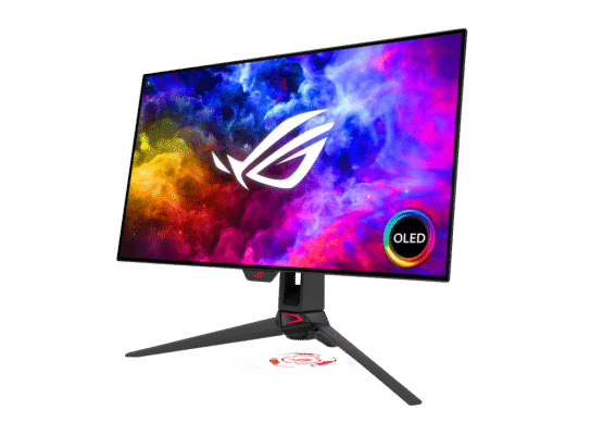 Asus Rog Swift OLED PG27AQDM featuring a WOLED panel - 240Hz 2K 1440p QHD 27" Gaming Monitor
