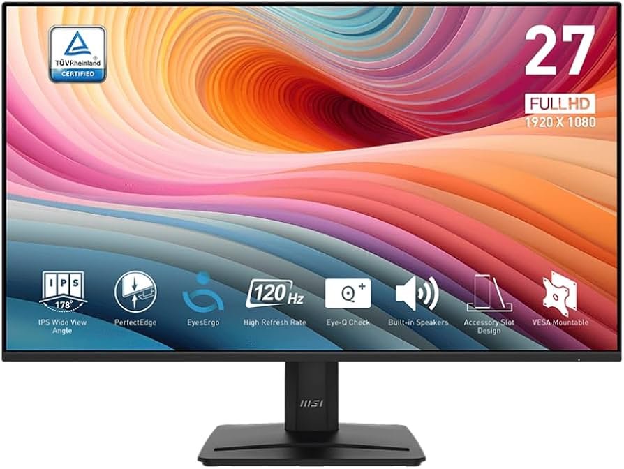 MSI PRO MP275 E2 27" 120Hz IPS Productivity Monitor