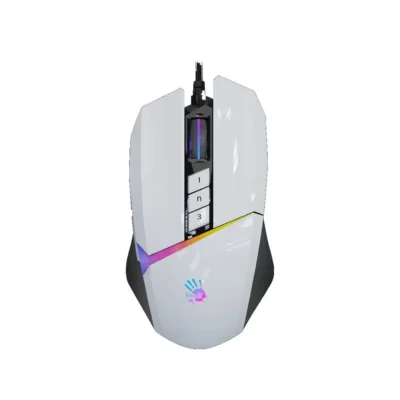A4TECH Bloody W60 Max RGB Wired Gaming Mouse – Panda White