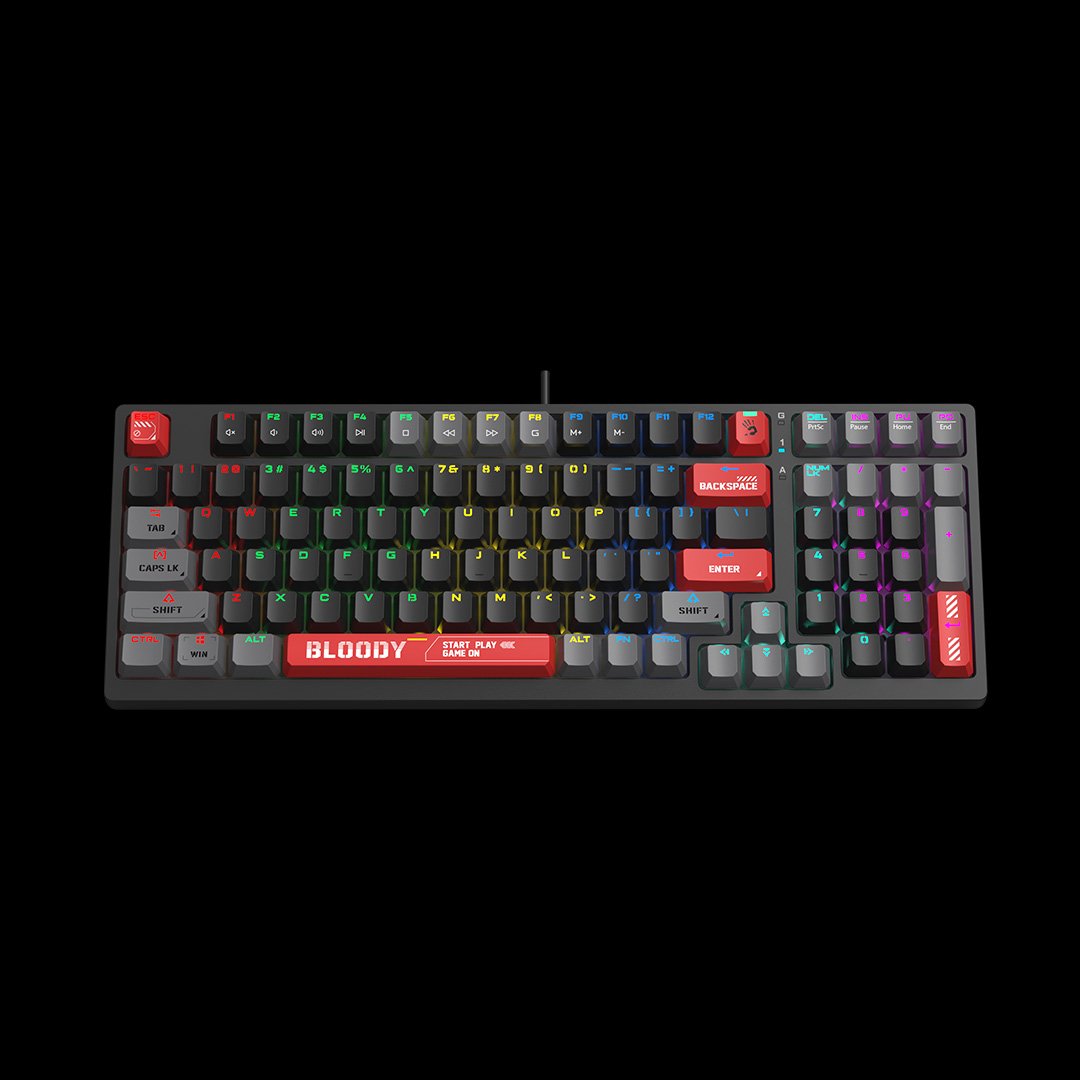 A4Tech BLoody S98 RGB Mechanical Gaming Keyboard – Bloody Black
