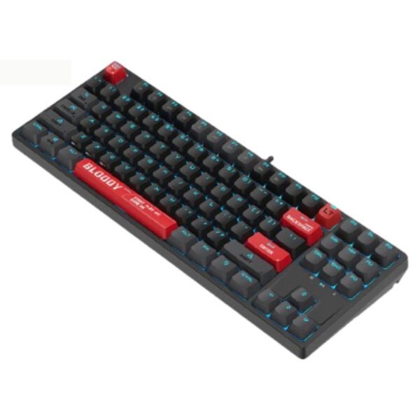 A4Tech Bloody AT87 Alpha Optical Switch Mechanical Keyboard - Bloody Red